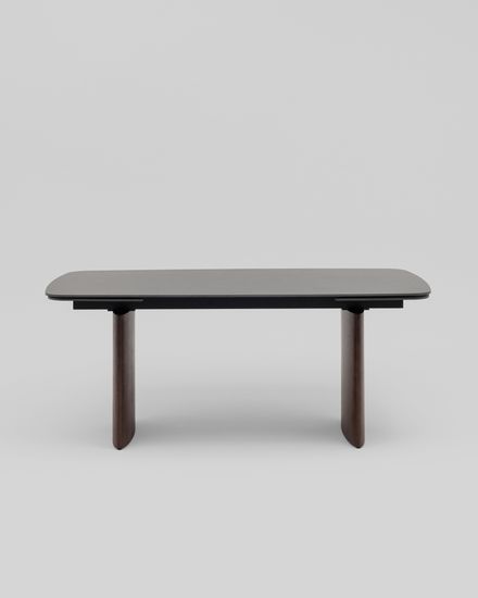 Стол обеденный Giant раскладной 180-260х90 см керамика темная