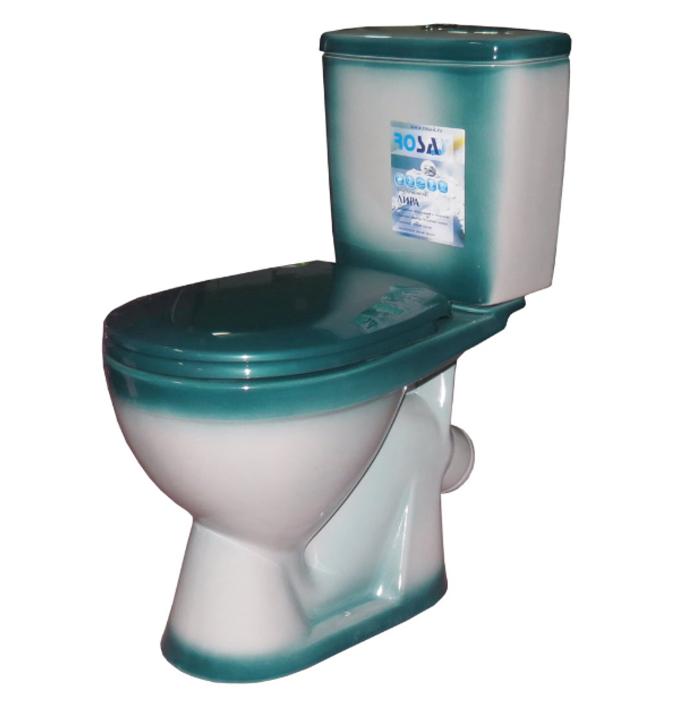 Унитаз-компакт Лира Rosa зеленый