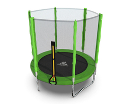 Батут DFC Trampoline Fitness с сеткой 6ft Светло-зелёный