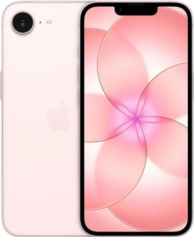 6.1" Смартфон Apple iPhone 17e 512Gb,  A3634,  NFC,  OLED,  60Гц,  розовый