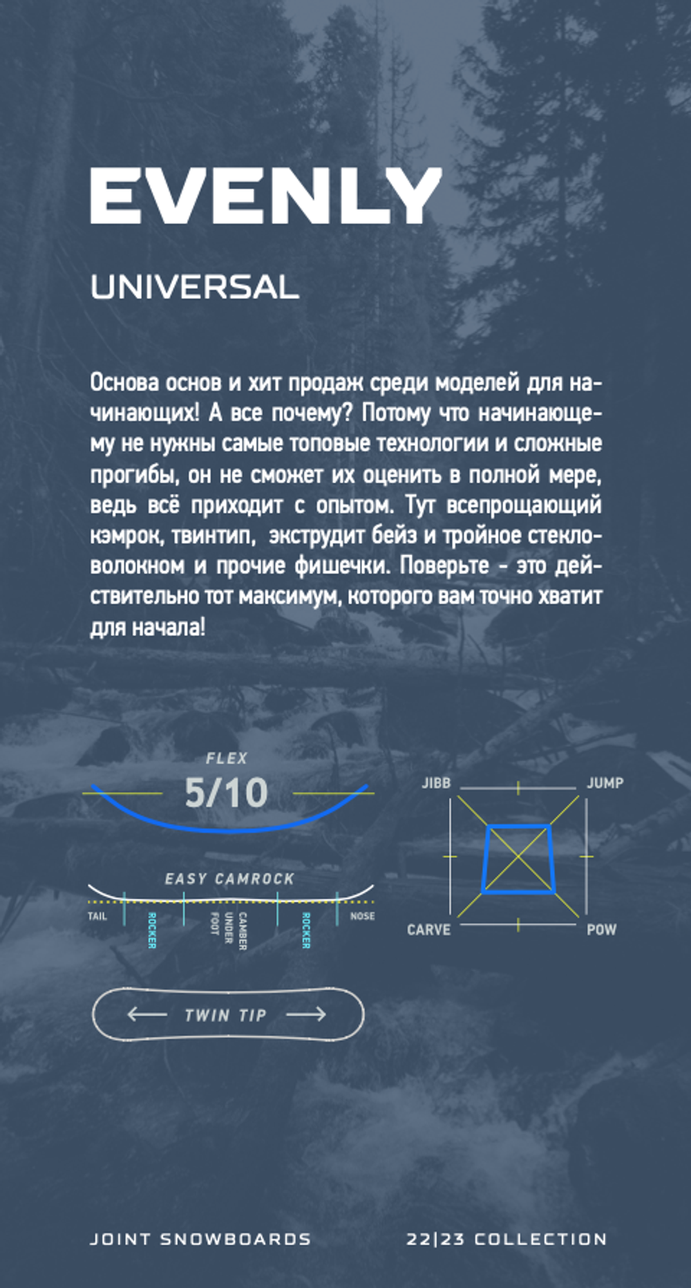 Сноуборд JOINT EVENLY SNB (152)