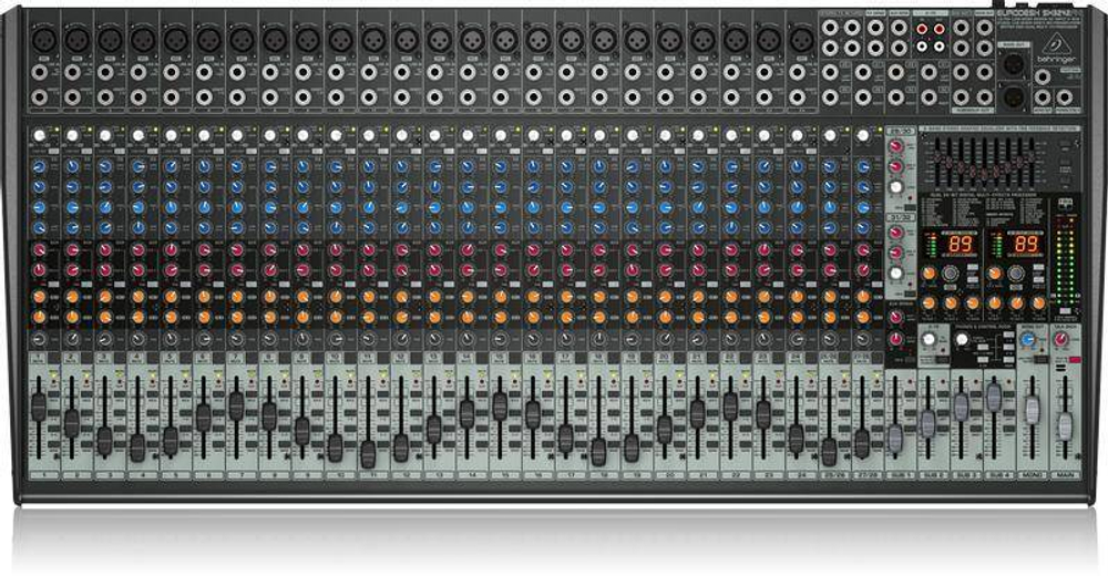 BEHRINGER EURODESK SX3242FX концерная аналоговая консоль, 32 входа, 4 шины, предусилители XENYX, двойной процессор эффектов