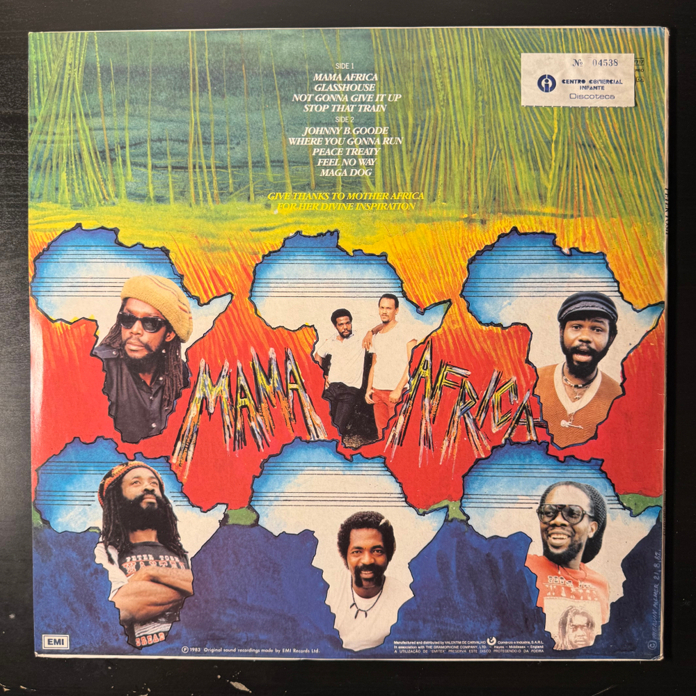 Peter Tosh ‎– Mama Africa (Португалия 1983г.) Т