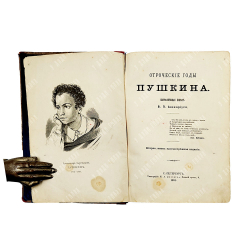 Авенариус В. П. Отроческие годы Пушкина. — СПб. Типография Н. А. Лебедева, 1891