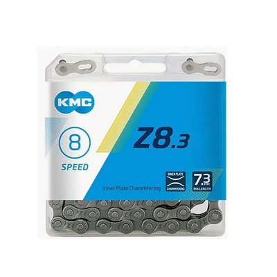 Цепь 5-303705 1/2"х3/32" 114зв. 7,3мм Z-8.3 Grey с замком в пластик. коробке серая 6-8скор. КМС