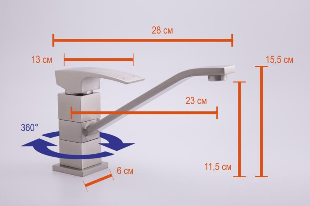 Смеситель для кухни Oute T10 T1003BL