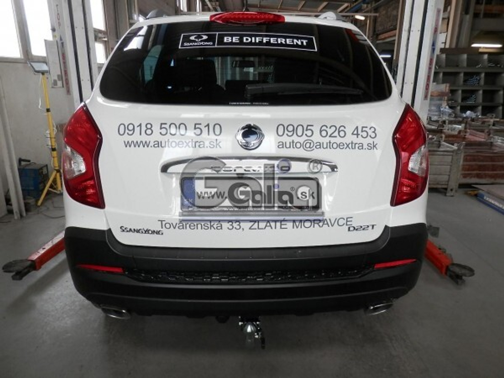 Фаркоп оцинкованный Galia S129A для Ssang Yong New Actyon 2011-(паспорт и сертификат в комплекте)(без электрики)