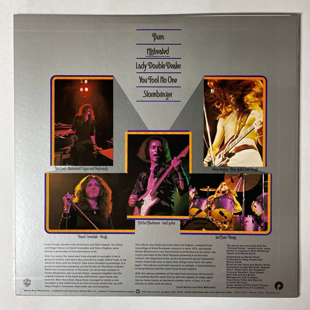 Винтажная виниловая пластинка LP Deep Purple Made In Europe (Japan 1976) (No Obi) Stormbringer