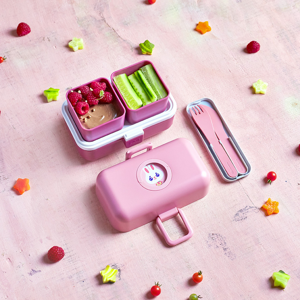 Набор из 3 столовых приборов в футляре mb pocket, blush
