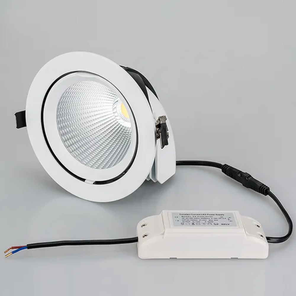 Светильник LTD-150WH-EXPLORER-30W Day White 38deg (Arlight, IP20 Металл, 3 года) 023683