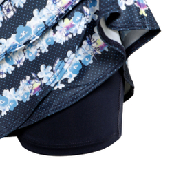 Женская теннисная юбка Lucky in Love Forget Me Not Scallop Skirt Women - Blue, White