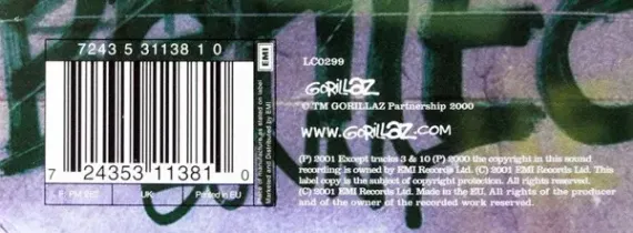Gorillaz - Gorillaz (2001)