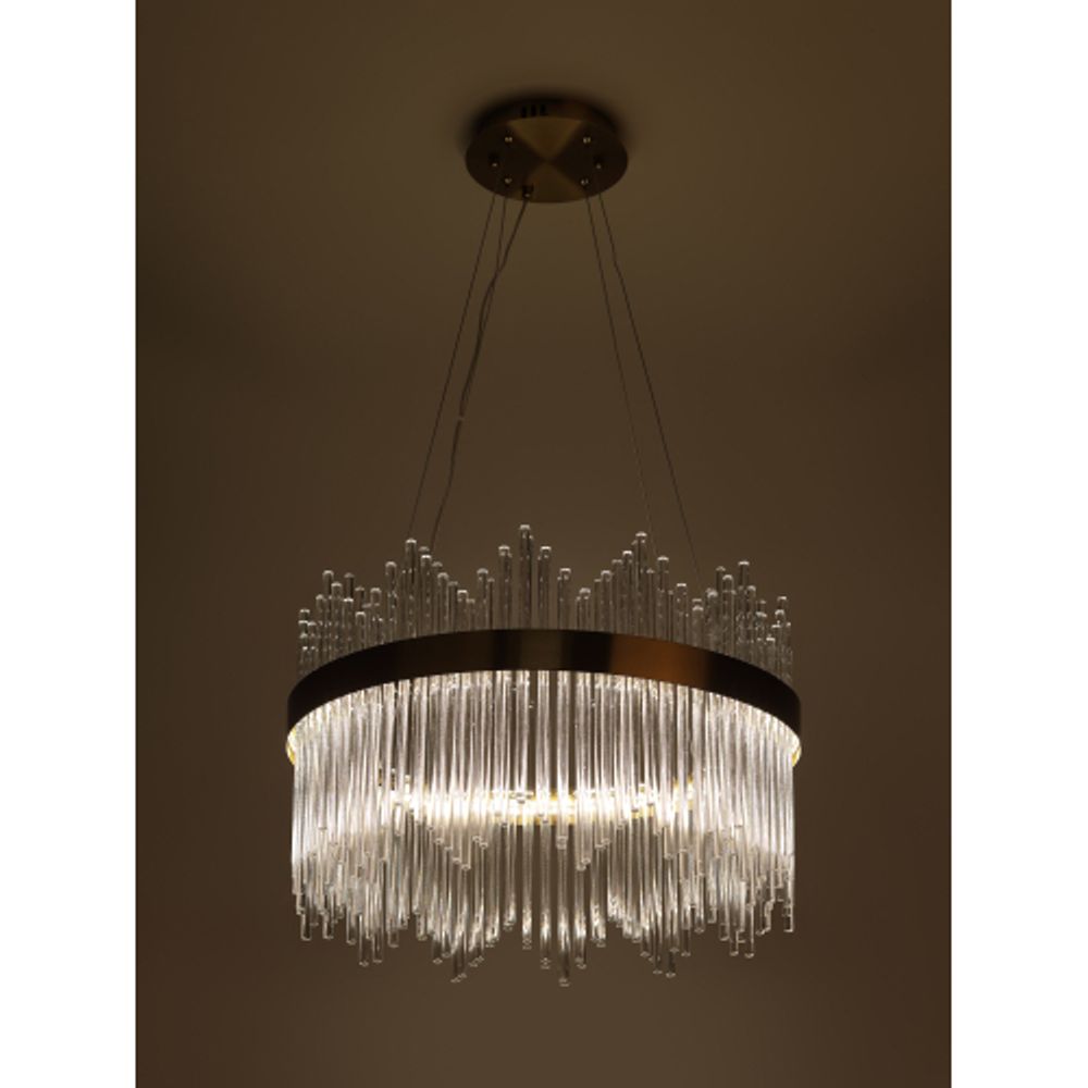 Люстра Rivoli Gwen 6192-201 подвесная светодиодная LED 3000-6300К 112 Вт с пультом | Rivoli