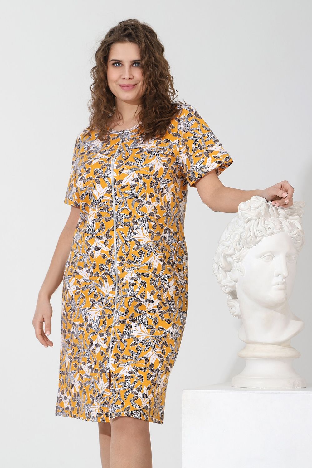 Халат Ирис-1 Виотекс ГОРЧИЧНЫЙ