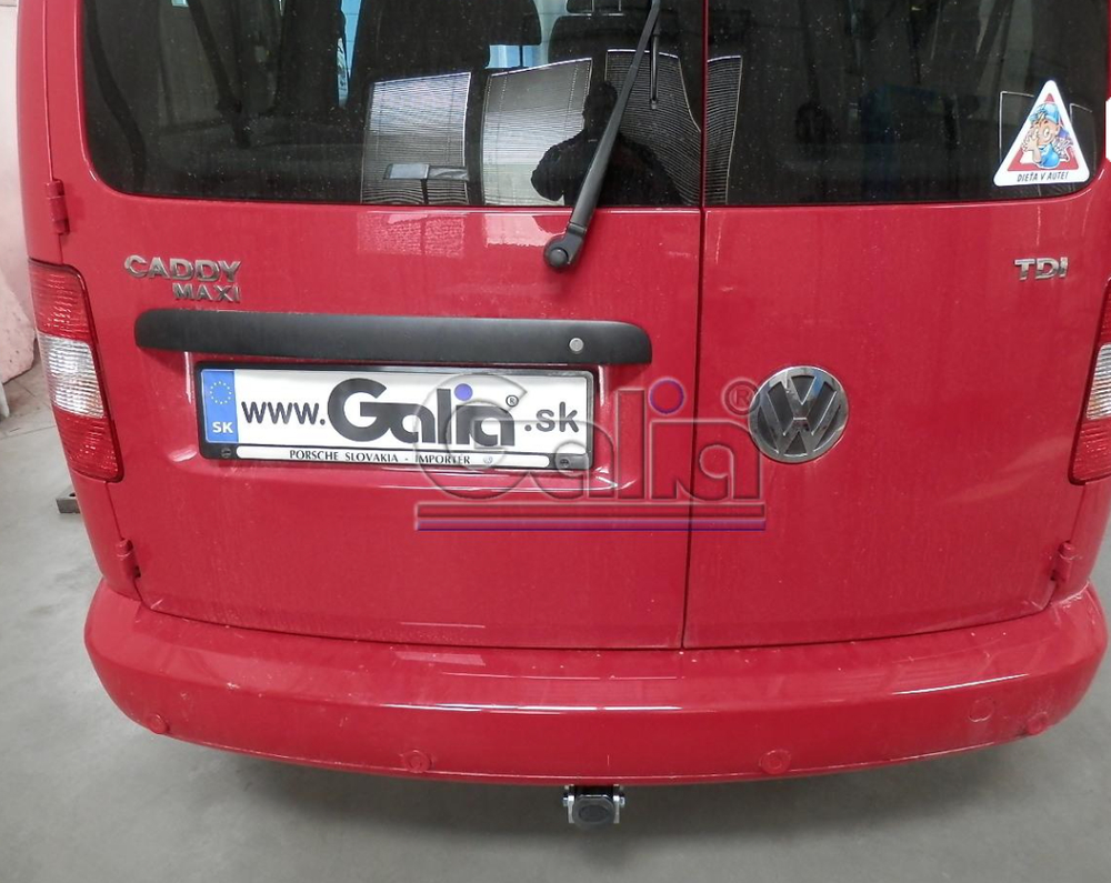 Фаркоп оцинкованный Galia V067C для Volkswagen Caddy 2004-(паспорт и сертификат в комплекте)(без электрики)