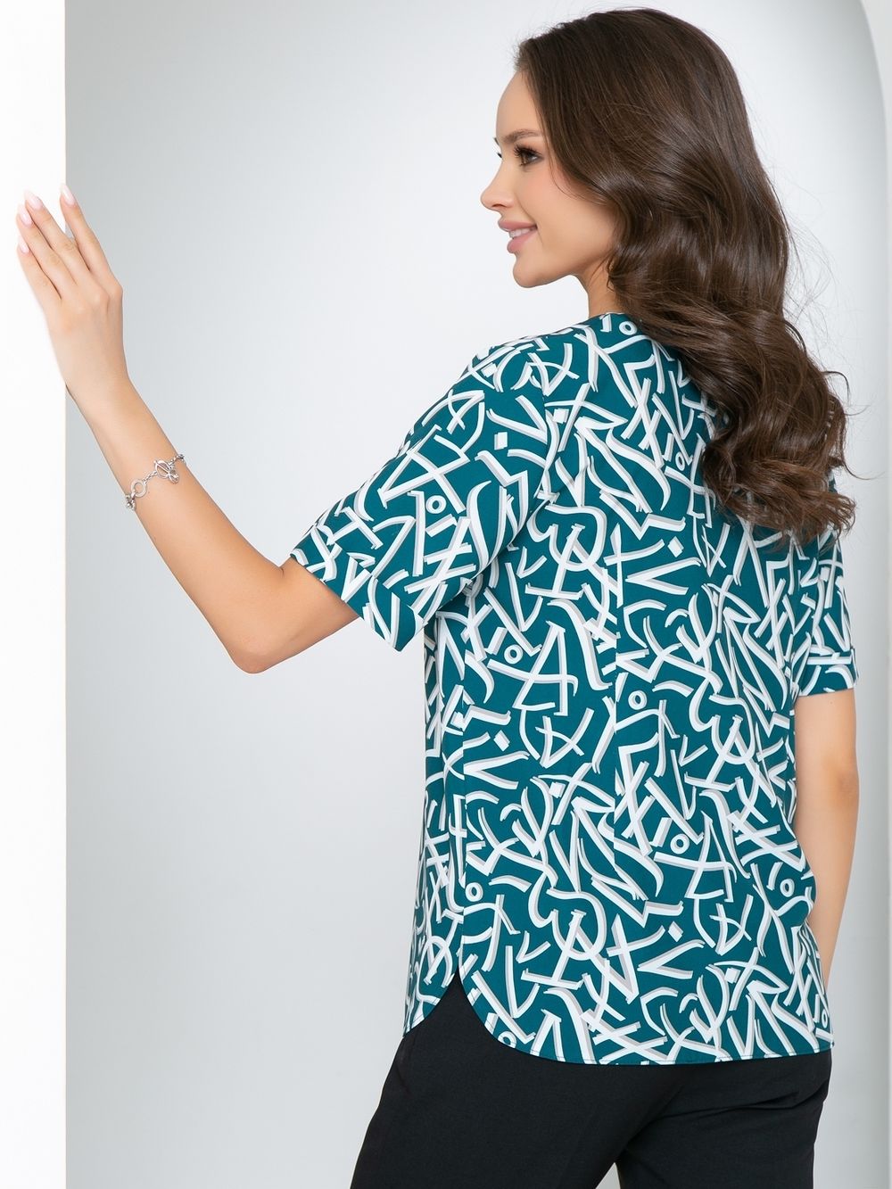 Блуза Николь Лето (грин) Diolche