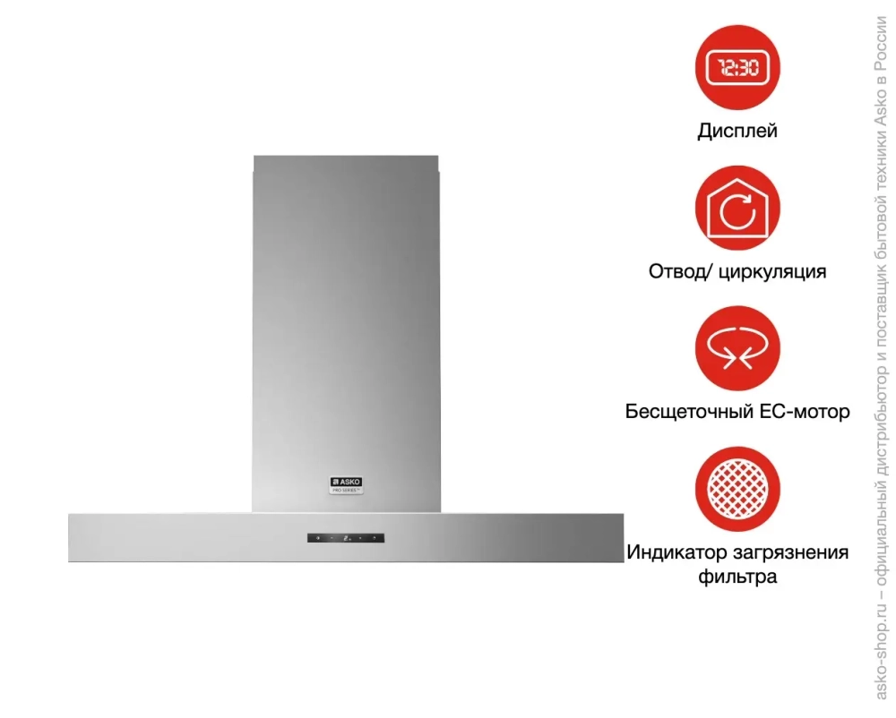 Вытяжка Asko CW4936S фото 2