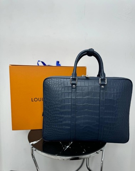 Портфель Louis Vuitton из кожи крокодила