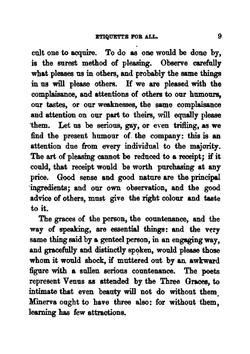 Etiquette for All. Or Rules of Conduct for Every Circumstance in Life: With the Laws and Practices of Good Society | Etiquette