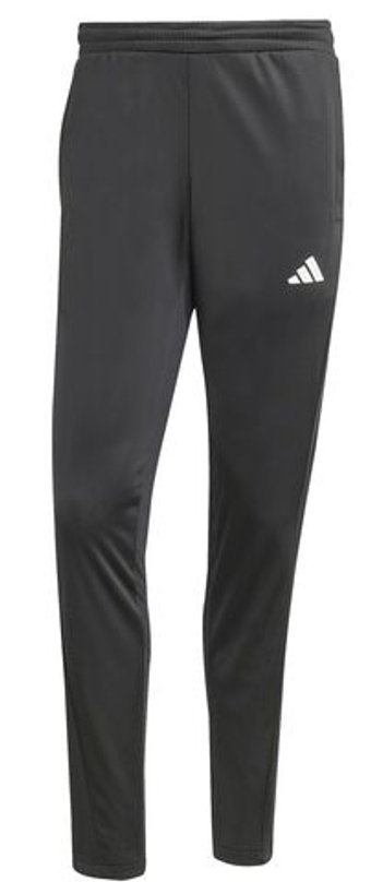Мужские теннисные штаны Adidas Core Club 3-Stripe Knit - черный