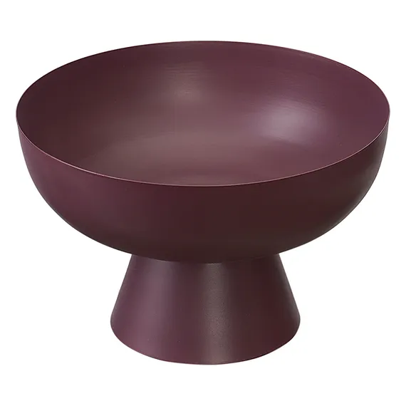 Блюдо на ножке vivlend, D21 см, сливовое