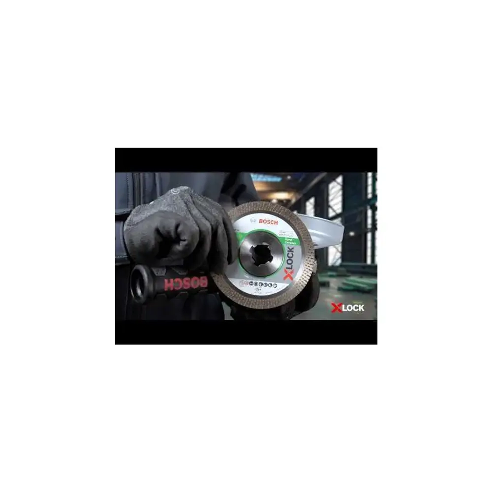 Угловая шлифмашина с X-LOCK GWX 10-125 Professional BOSCH 06017B3000