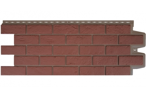 Фасадные панели GRAND LINE (ГРАНД ЛАЙН) Кирпич Состаренный Элит Кофе