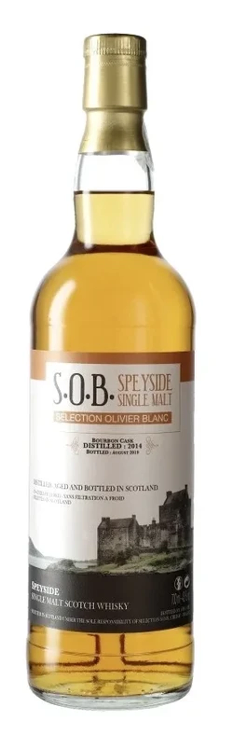 Виски S.O.B. Malt Speyside Single Malt Scotch Whisky, 0.7 л.