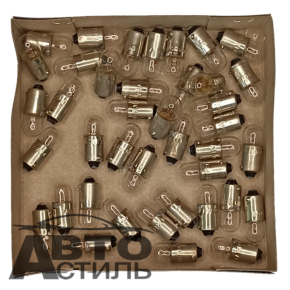 Автолампа  Р 12- 4  (T4W) цокольная (BA9s) Автосвет #31204