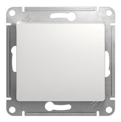 Выключатель 1-кл СП белый Glossa GSL000111