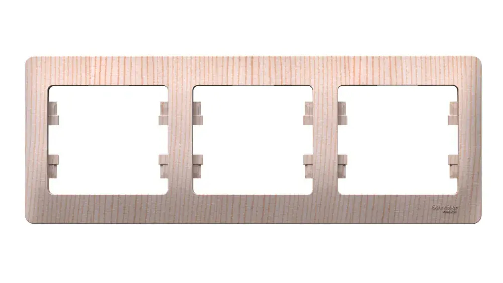 GLOSSA 3-постовая РАМКА, горизонтальная, СОСНА
