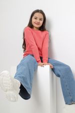 Джемпер для девочки Лонг-1 Виотекс КОРАЛЛОВЫЙ