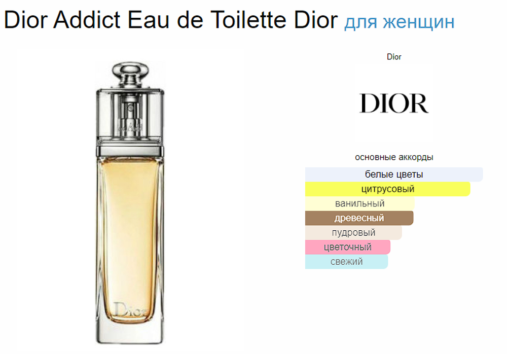 Christian Dior Addict Eau de Toilette 2014 (duty free парфюмерия)