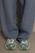 Брюки вязаные