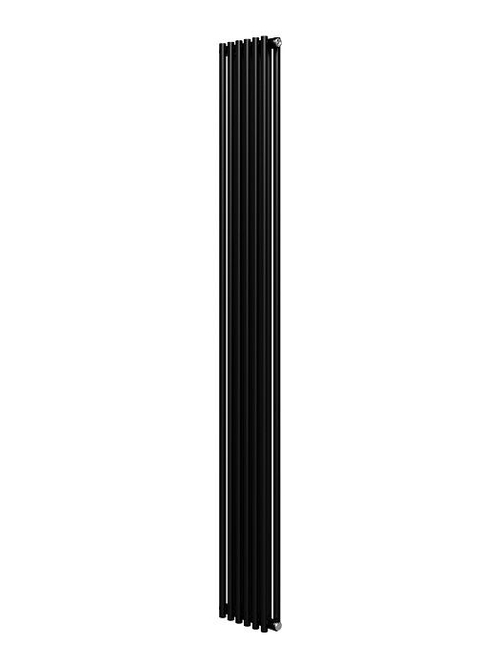 Дизайн-радиатор двухтрубный черный 180 см Royal Thermo Shift R22 C2180 - 6 секций RAL9005m
