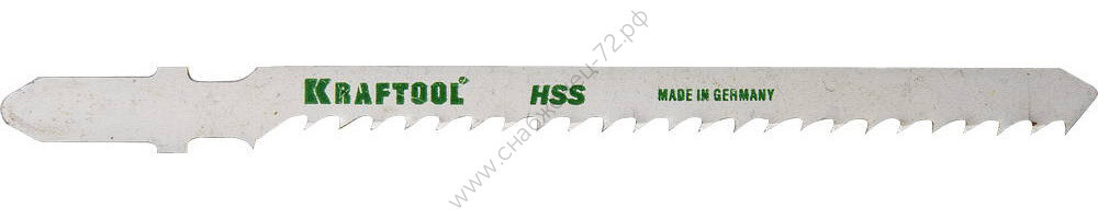 KRAFTOOL T227D, EU-хвост., по металлу HSS, фигурныйрез,шаг 3мм, 75мм, 2шт., Полотна для лобзика (159558-3)
