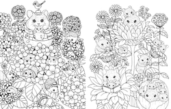 A Million Baby Animals. Coloring Book