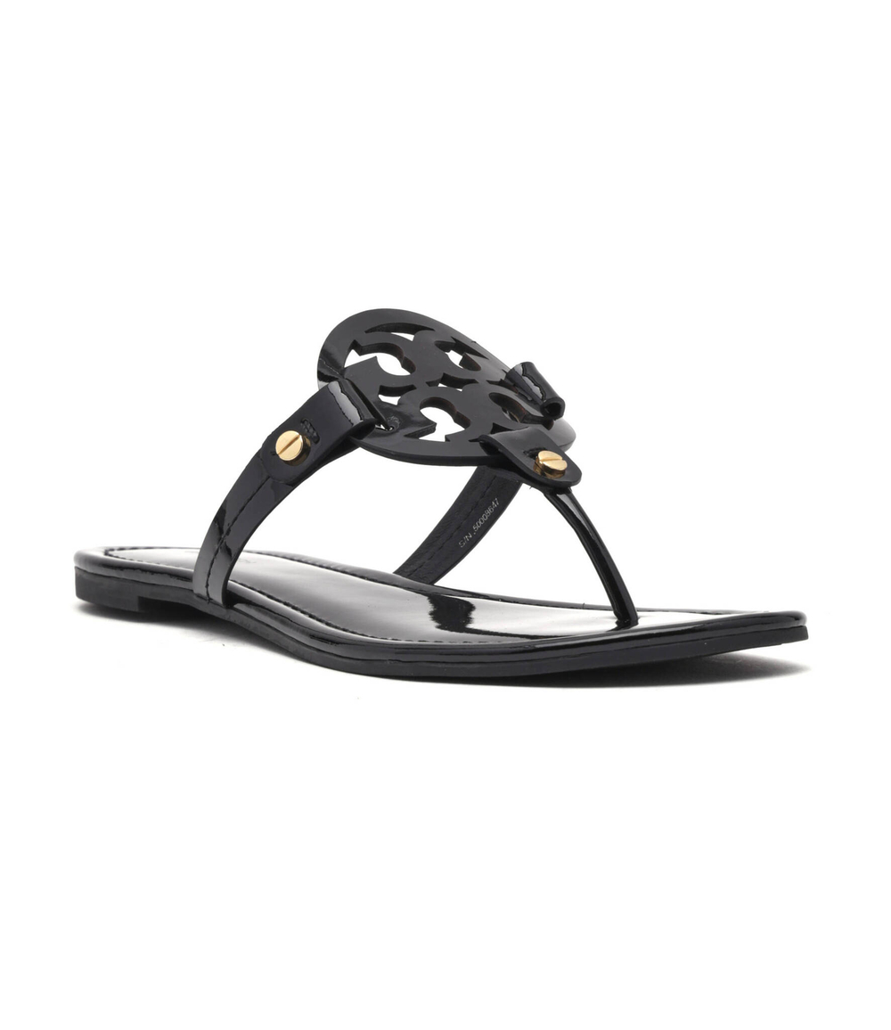 кожаное вьетнамки miller perfect TORY BURCH - черный(11743)