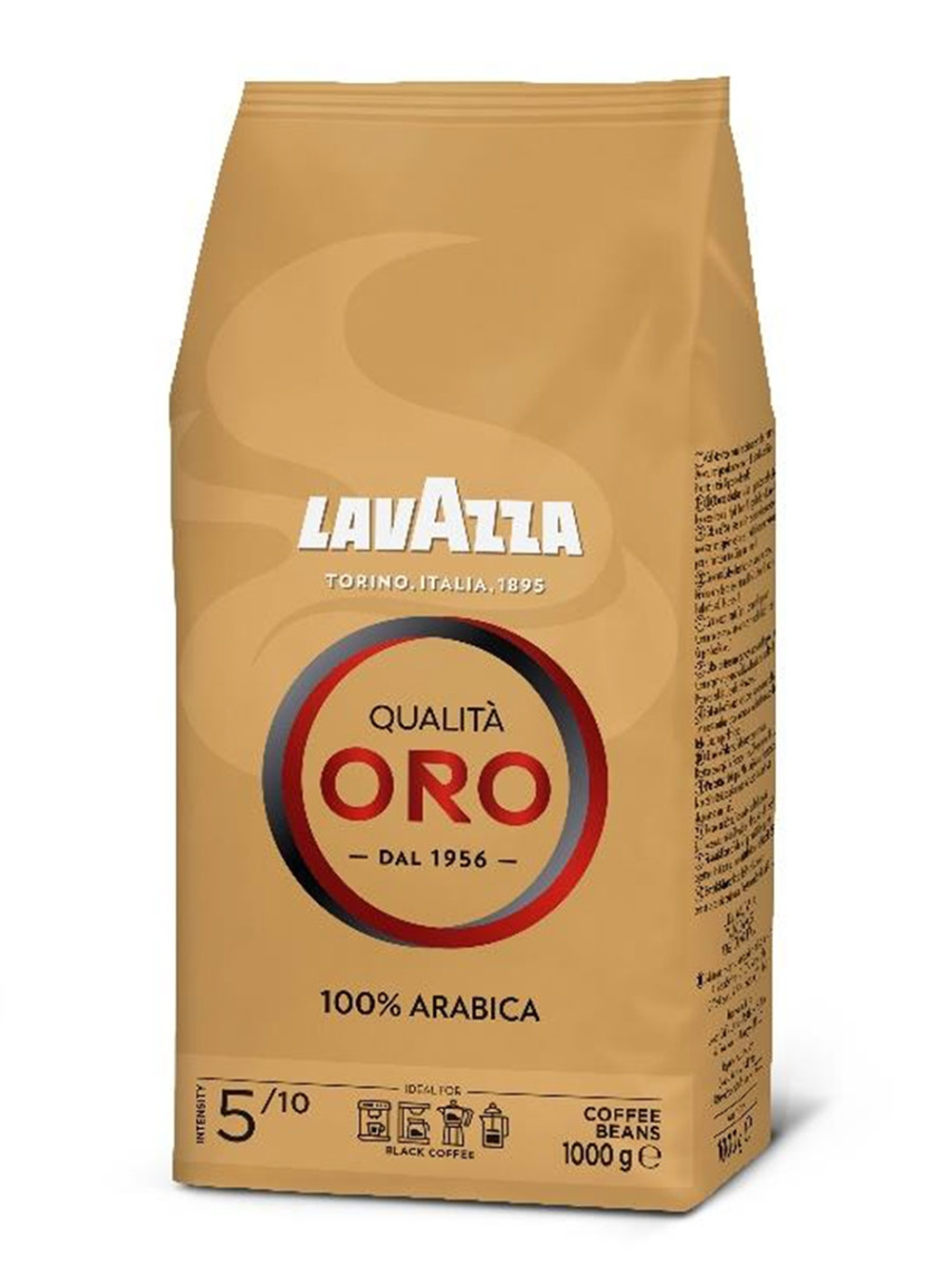 Кофе в зернах LavAzza Qualita Oro, 1 кг (Лавацца)