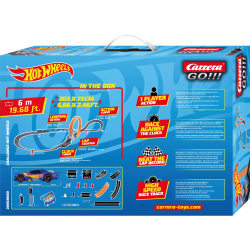 Carrera GO!!! - Автотрек 6,0 м Hot Wheels Challenger + 1 машинка 68000 / артикул   68000  / GTIN 4007486680005