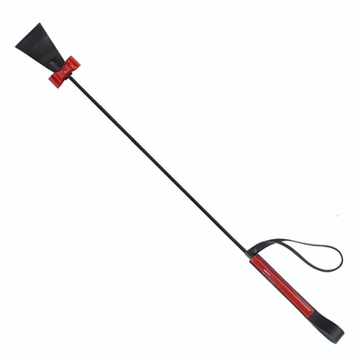 Эффектный стек с красным лаковым декором - 62 см. (Цвет: черный с красным)