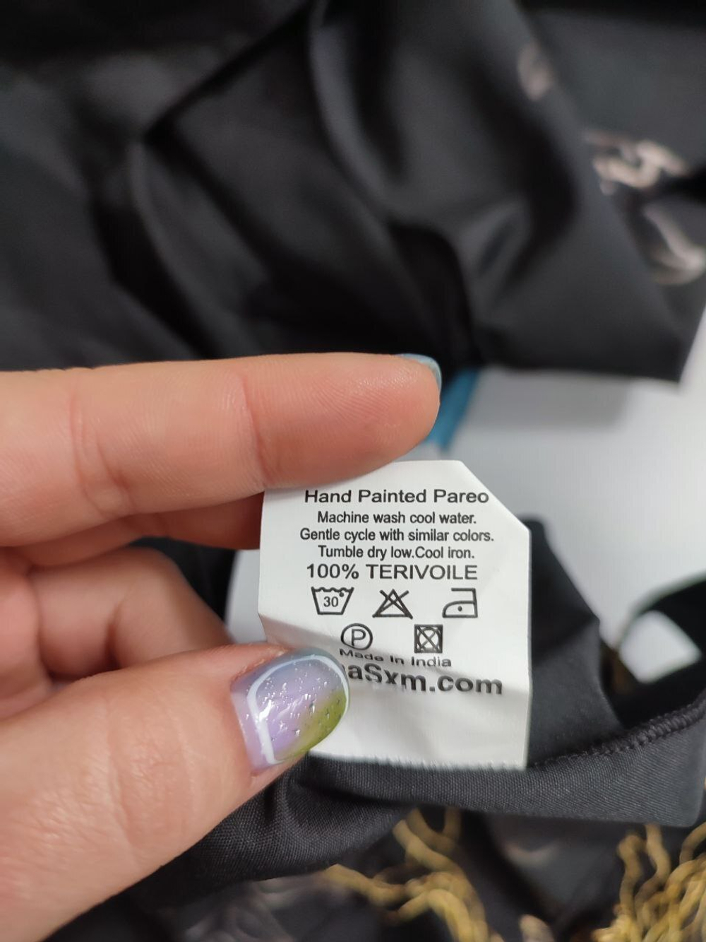 Палантин Rima c принтом