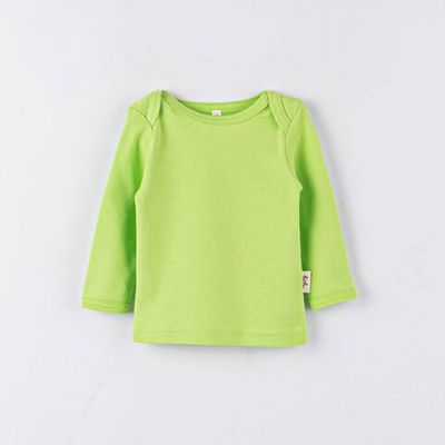 Long-sleeved T-shirt 3-18 months - Lime