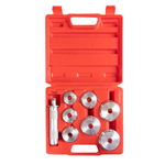 МАСТАК (100-20008C) Набор оправок алюминиевых для подшипников, 40-65 мм, кейс, 8 предметов