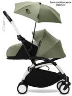 Коляска Stokke YOYO3 Newborn Pack рама белая White 2 в 1 Olive