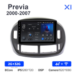 Teyes X1 9"для Toyota Previa 2000-2007