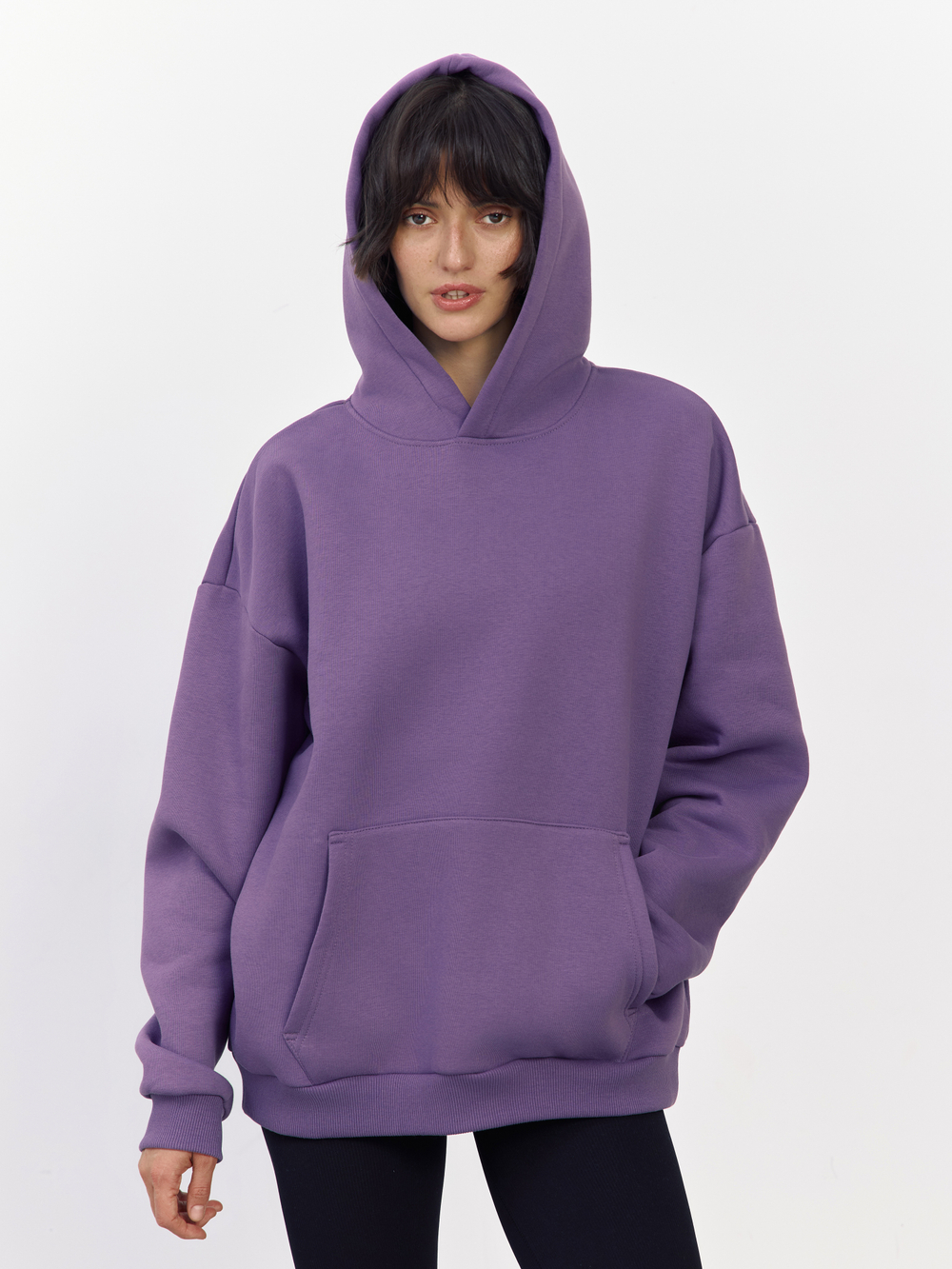 Худи с начесом (фиолетовый)