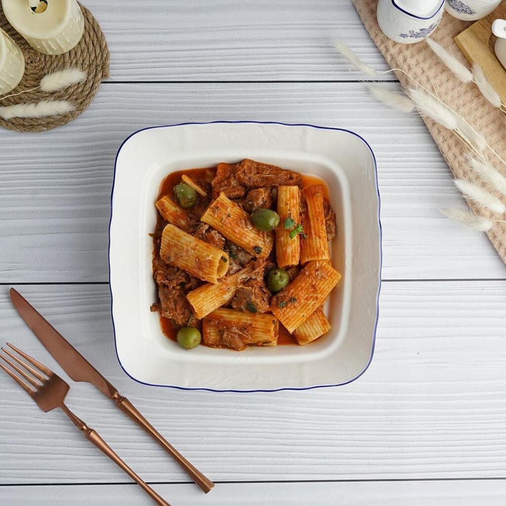 Салатник 800 мл 20*20 см h5,2 см квадратный Sea Flower P.L. Proff Cuisine [6]