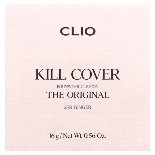 Clio, Death Cover FounWear, кушон, оттенок 23N имбирь, 16 г (0,56 унции)