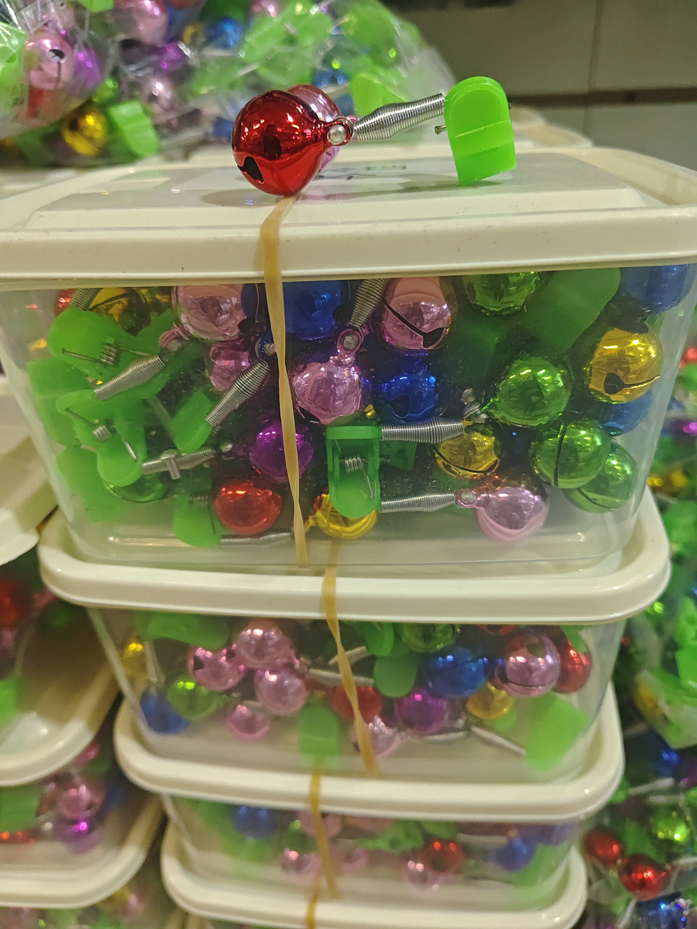 Колокольчик цветной 50штук (медьный)